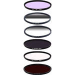 Ice 58mm Astromax 6 Filter Set with LiPo, ND100000 (Solar), Reverse Grad ND8, Soft Grad ND8, IR / UV Cut, Infrared 760, and 6-Filter Wallet for the Yongnuo 23mm F1.4S E