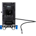 IndiPRO Tools Battery Plate with 15mm LWS Rod Bracket for Blackmagic PYXIS (V-Mount, 16