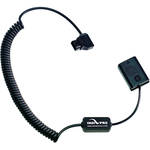 IndiPRO Tools D-Tap to NP-FW50 Coiled Dummy Battery Cable (Regulated, 22-42