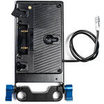 IndiPRO Tools Gold Mount Battery Plate with 15mm Rod Mount for BMPCC 4K/6K (16