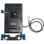 IndiPRO Tools V-Mount Battery Plate with 15mm Rod Mount for BMPCC 4K/6K (16