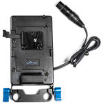 IndiPRO Tools V-Mount Plate for 4-Pin XLR Cameras & Devices (15mm Rod Bracket) for the Canon EOS C400