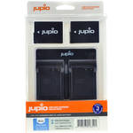 Jupio Pair of DMW-BLC12E Batteries & USB Dual Charger Value Pack (1200mAh) for the Panasonic FZ300