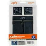 Jupio Pair of DMW-BLG10 Batteries & USB Dual Charger Value Pack (900mAh) for the Panasonic ZS80