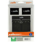 Jupio Pair of NP-W126S Batteries & USB Dual Charger Value Pack (1260mAh) for the Fujifilm X half