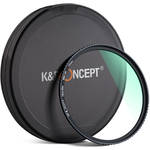 K&F Concept HD Ultra-Slim MC/UV Cut L380 Multicoated Filter with Nano Resistance Coating (58mm) for the Canon RF-S 7.8mm F4 STM Dual