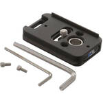 Kirk PZ-17 Universal Camera Plate with QD Port for Select Canon, FUJIFILM, Nikon, and Sony Cameras for the Sony A7R III