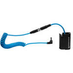 Kondor Blue DC 2.1mm to DMW-BLK22 Dummy Battery Cable for Lumix GH7, GH6, S5II & S5IIX for the Panasonic G9 II