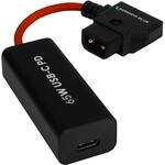 Kondor Blue D-Tap to Female USB-C PD 2-Way Battery Charging Power Cable (Cardinal Red, 6