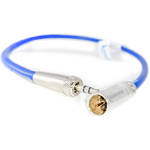Kondor Blue Mini-XLR Male to Locking 3.5mm Stereo Cable for BMPCC 6K/4K & Canon C70 (Blue) for the Blackmagic 6K Pro