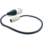 Kondor Blue Mini-XLR Male to XLR Female Audio Cable for Canon C70 & BMPCC 6K/4K (Black, 16