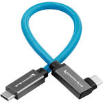 Kondor Blue Right-Angle USB-C 3.1 Gen 2 Cable (8.5