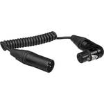 Kopul Coiled 3-Pin XLR-M to Angled 3-Pin XLR-F Cable (3 to 18