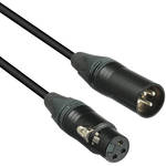Kopul Premium Performance 3000 Series Neutrik XLR Male to XLR Female Microphone Cable (25', Black) for the Sony FX9