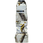 LensCoat Lens Cover for Olympus M.Zuiko ED 100-400 f5-6.3 IS Lens (RealTree AP Snow Camo) for the Panasonic 100-400mm F4.0-6.3 II