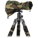 LensCoat RainCoat Medium Sleeve (Forest Green Camo) for the Fujifilm GF 50mm F3.5 R LM WR