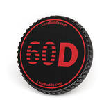 LenzBuddy Body Cap for Canon EF Mount Cameras (60D, Black/Red) for the Canon 1D X III