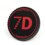 LenzBuddy Body Cap for Canon EF Mount Cameras (7D, Black/Red) for the Canon 1D X III