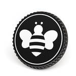 LenzBuddy Body Cap for Canon EF Mount Cameras (Bumblebee, Black/White) for the Canon 1D X II