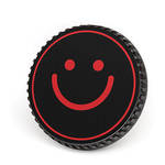 LenzBuddy Body Cap for Canon EF Mount Cameras (Happy Face, Black/Red) for the Canon 6D MII