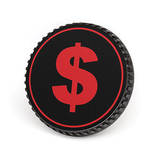 LenzBuddy Body Cap for Nikon F Mount Cameras (Dollar Sign, Black/Red) for the Nikon D750
