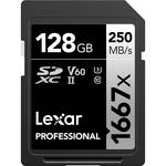 Lexar 128GB Professional 1667x UHS-II SDXC Memory Card for the Ricoh GR IV Monochrome