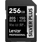 Lexar 256GB Professional SILVER PLUS UHS-I SDXC Memory Card for the Z CAM E2C 4K