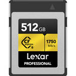 Lexar 512GB Professional CFexpress Type B Card GOLD Series for the Panasonic GH6