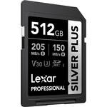 Lexar 512GB Professional SILVER PLUS UHS-I SDXC Memory Card for the Ricoh GR IIIx