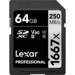 Lexar 64GB Professional 1667x UHS-II SDXC Memory Card for the Ricoh WG-1000