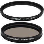 Luminesque 52mm Circular Polarizer and UV Slim PRO Filter Kit for the Sigma 30mm F1.4 C
