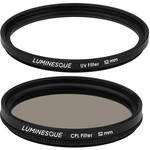 Luminesque 58mm Circular Polarizer and UV Slim PRO Filter Kit for the Sigma 15mm f1.4 DC C