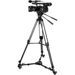 Magnus VT-4000 Tripod System Kit with Fluid Video Head, Dolly, and Pan Bar for the Ricoh GR IV Monochrome