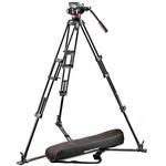 Manfrotto 502A Video Head, 546GB Tripod, and Carry Bag Bundle for the Panasonic S1R
