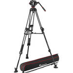Manfrotto 504X Fluid Video Head & 645 FAST Aluminum Tripod with Mid-Level Spreader for the RED Komodo 6K
