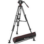 Manfrotto 504X Fluid Video Head & MVTTWINMA Aluminum Tripod with Mid-Level Spreader for the RED Komodo 6K