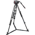 Manfrotto 509HD Video Head & 545GB Aluminum Tripod Pro Ground-Twin Kit 100 for the RED Komodo 6K