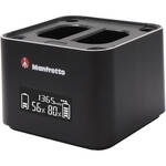 Manfrotto ProCUBE Professional Twin Charger for Canon LP-E6, LP-E6N, LP-E6NH, LP-E8, and LP-E17 Batteries for the Canon RP