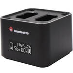 Manfrotto ProCUBE Professional Twin Charger for Nikon EN-EL14, EN-EL15, EN-EL25 Batteries for the Nikon Z fc