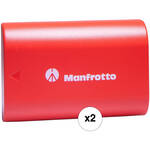 Manfrotto Professional Lithium-Ion Battery for Select Canon Cameras (7.2V, 2000mAh, 2-Pack) for the Canon R6 II