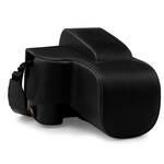 MegaGear Ever Ready Leather Camera Case for Nikon Coolpix P950 (Black) for the Nikon P950