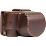 MegaGear Ever Ready Leather Camera Case for Sony Cyber-shot DSC-RX10 III (Dark Brown) for the Sony RX10 III