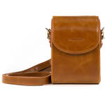 MegaGear Ever- Ready&nbsp; Leather Camera Case for Panasonic Lumix DC-ZS70, DMC-LX10, DMC-ZS60, or DMC-ZS100 (Light Brown) for the Panasonic ZS70