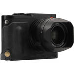MegaGear Genuine Leather Camera Half Case and Strap for Leica Q-P, Q Type 116 (Black) for the Leica Q-P