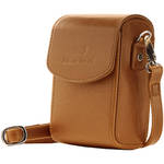 MegaGear Leather Camera Case with Strap for Panasonic Lumix ZS200, TZ200, Leica C-Lux (Light Brown) for the Leica C-Lux