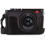 MegaGear Leica Q2 Ever Ready Genuine Leather Camera Half Case (Black) for the Leica Q2 Monochrom
