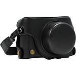 MegaGear PU Leather Camera Case for Panasonic Lumix DMC-LX100 (Black) for the Panasonic LX100