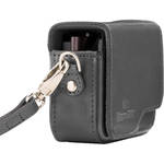 MegaGear PU Leather Camera Case with Strap for Canon PowerShot G9 X Mark II or G9 X (Gray) for the Canon G9 X II