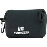MegaGear Ultralight Neoprene Camera Case for Panasonic Lumix ZS200, TZ200, Leica C-Lux (Black) for the Leica C-Lux