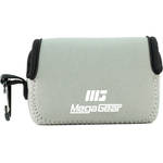 MegaGear Ultralight Neoprene Camera Case with Carabiner for Nikon COOLPIX A900 (Gray) for the Nikon A900